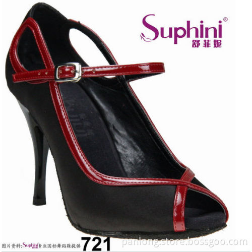 Suphini Elegant High Heel Ballroom Tango Dance Shoes